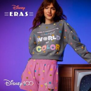 Walt Disney’s Wonderful World of Color 100th Anniversary Crewneck Sweatshirt XL